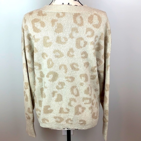 C&C California Animal Print Button Front Cardigan NWT - Picture 6 of 8